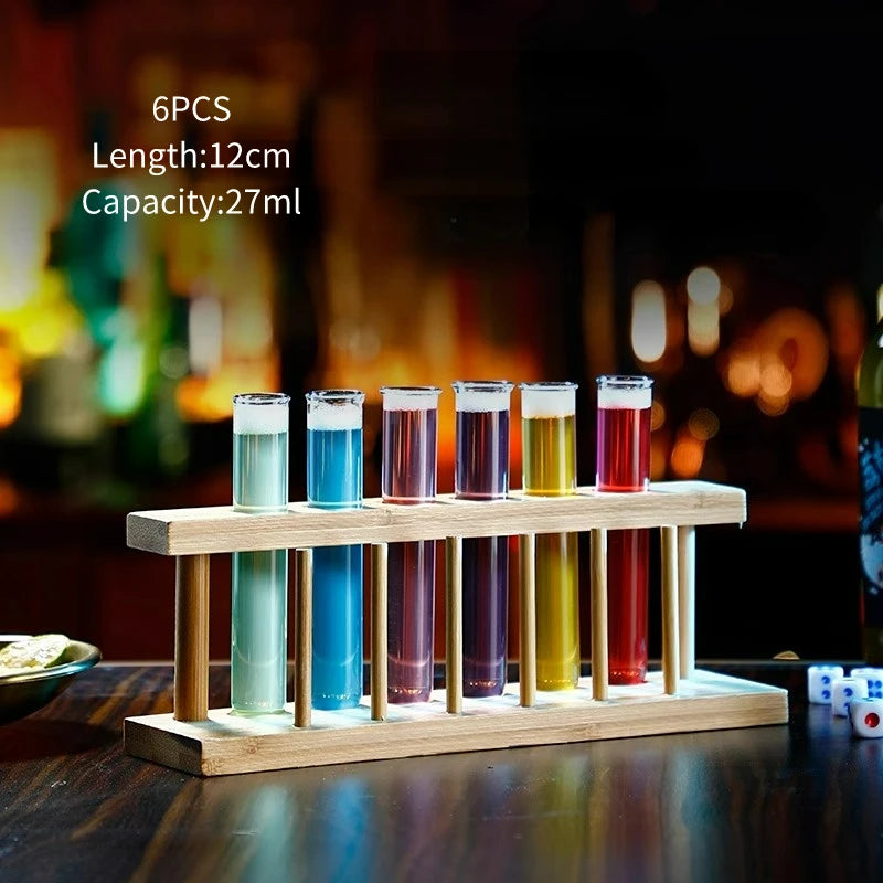 6-12Pcs Test Tube Shot Glasses