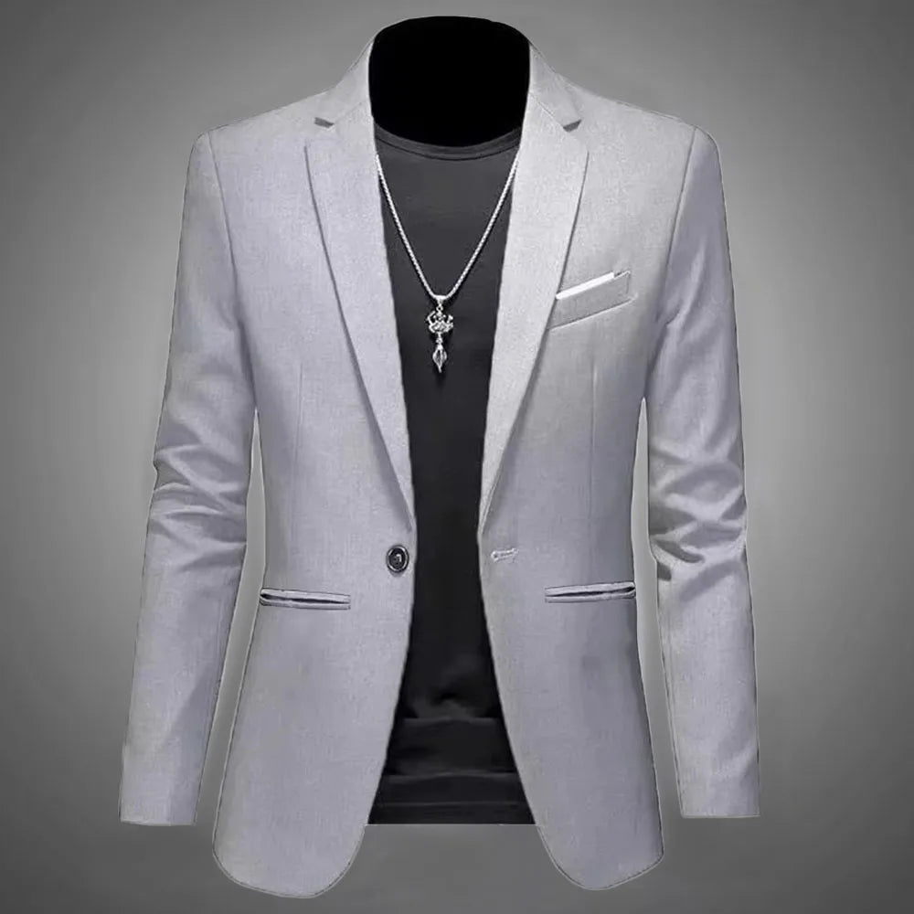 Bartender Black Men's Slim Fit Blazer
