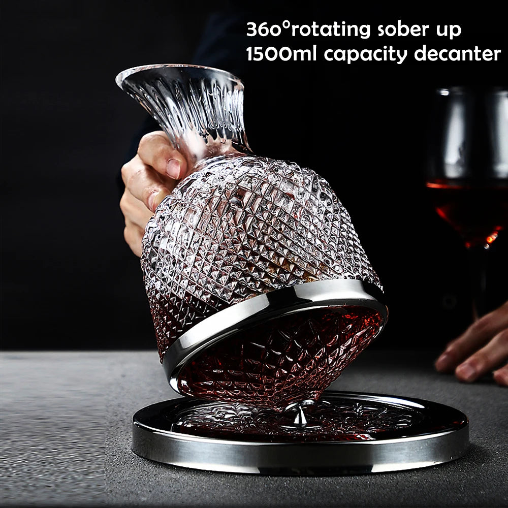 360 Rotating Wine Decanter