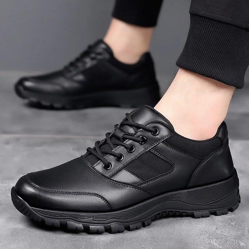 Bartender Black Non-Slip Hospitality Shoes