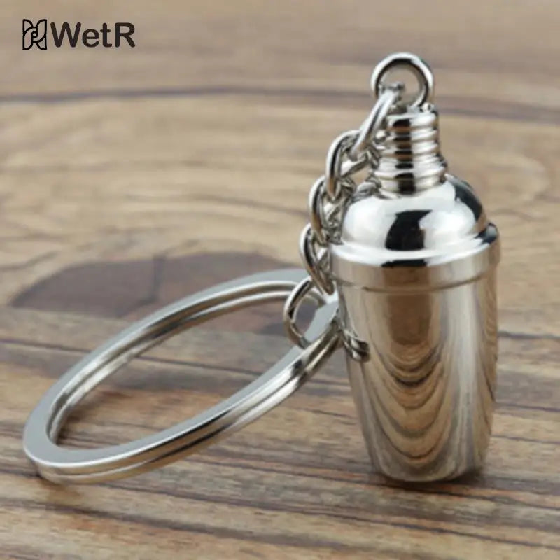 3D Mini Cocktail Shaker / Martini Keychain