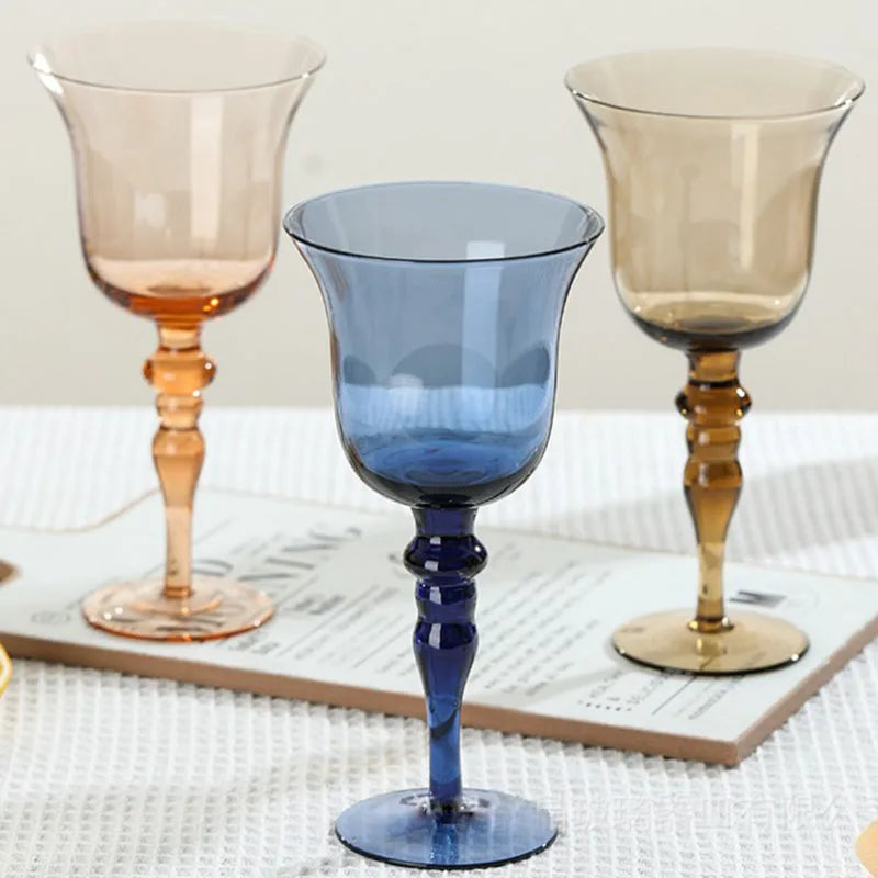 Bartender Black Vintage French Cocktail Glasses