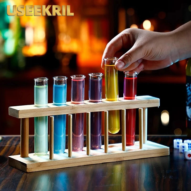 6-12Pcs Test Tube Shot Glasses