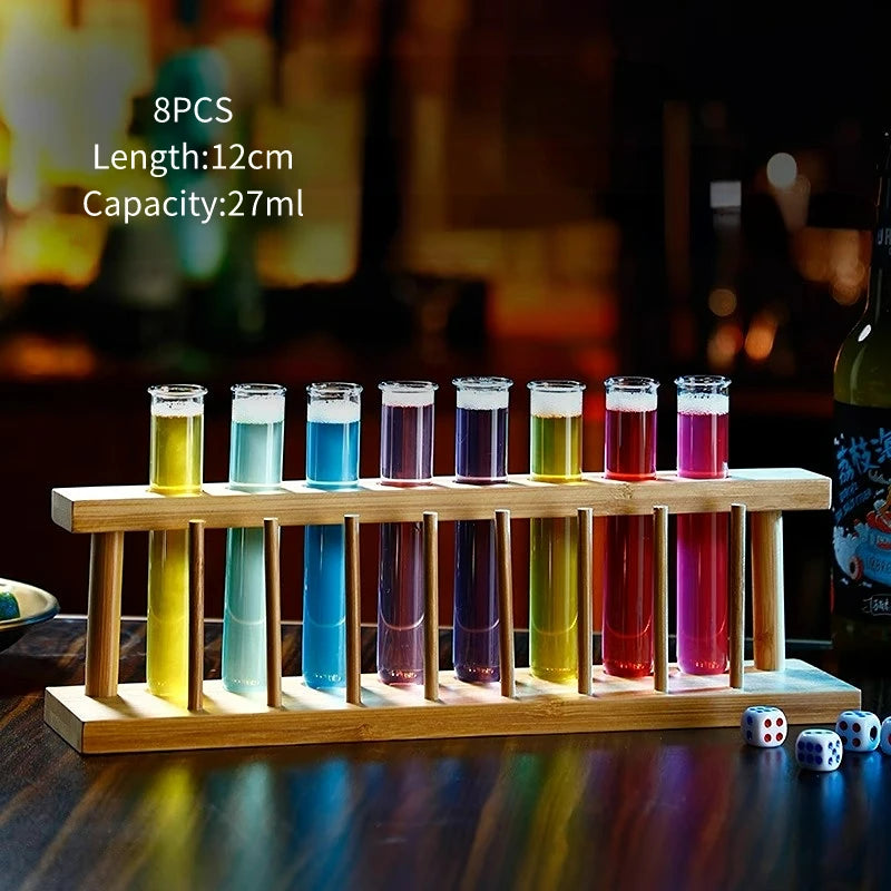 6-12Pcs Test Tube Shot Glasses