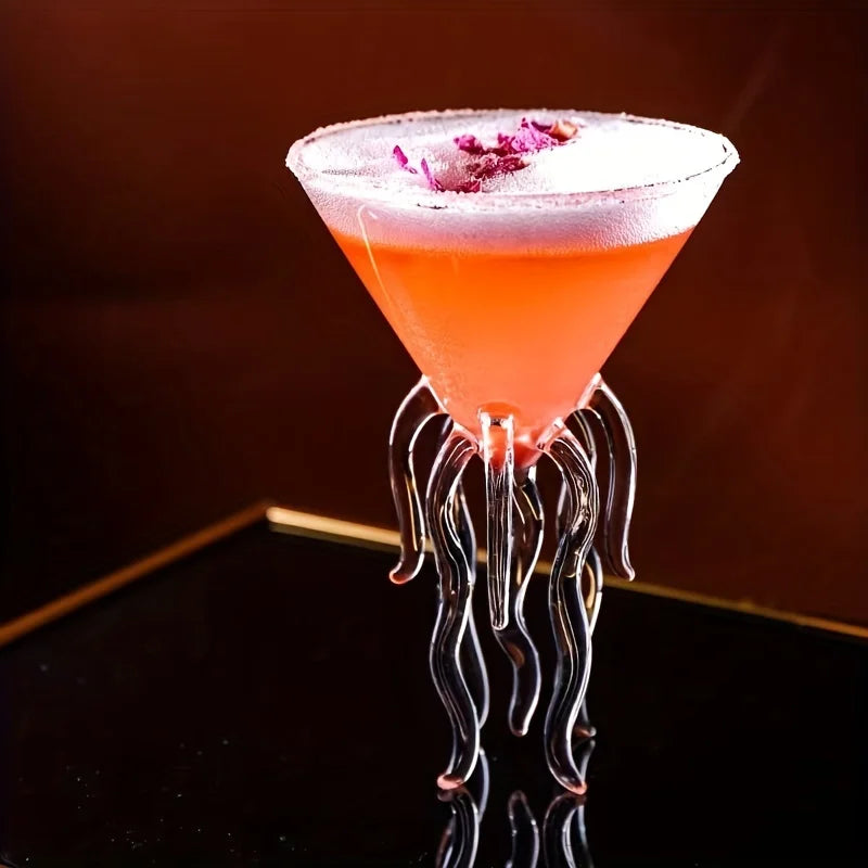 Octopus Martini Glass