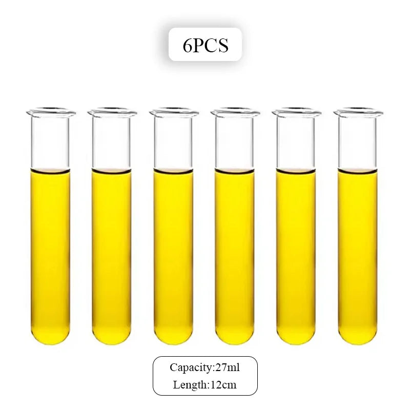 6-12Pcs Test Tube Shot Glasses