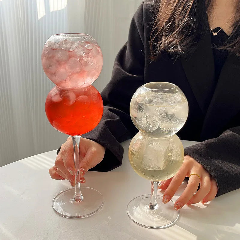 Creative Goblet Bubble Ball Cocktail Glass