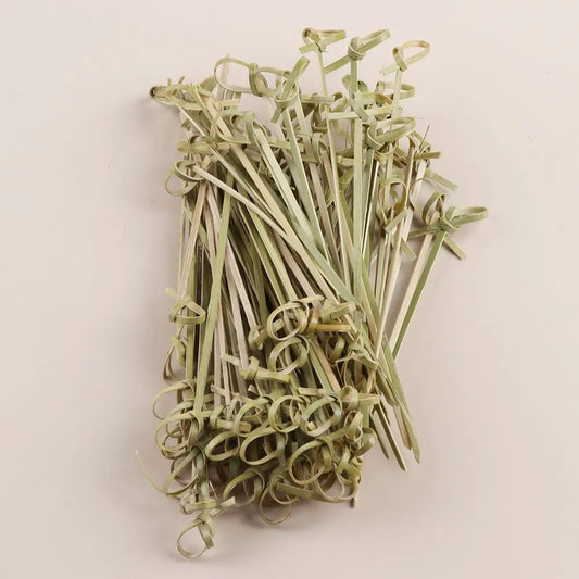 100pcs Disposable Bar Bamboo Knot Skewers