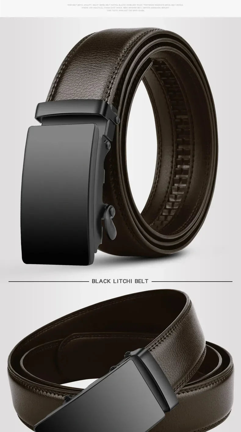 Bartender Black Auto-Buckle Belt