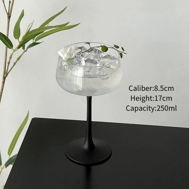 Bartender Black Tower Cocktail Glass