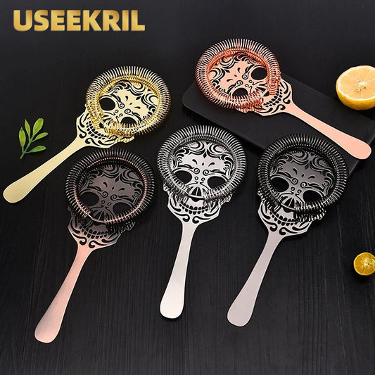 Creative Skull Shape Cocktail Strainers