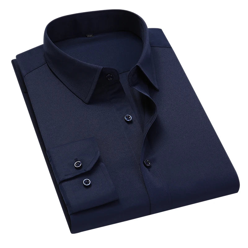 Bartender Black Men's Slim Fit Long Sleeve Shirt