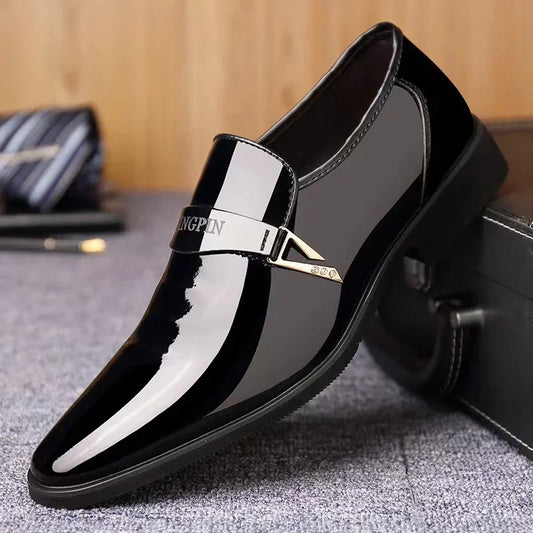 Men's Leather Oxford Dress Shoes