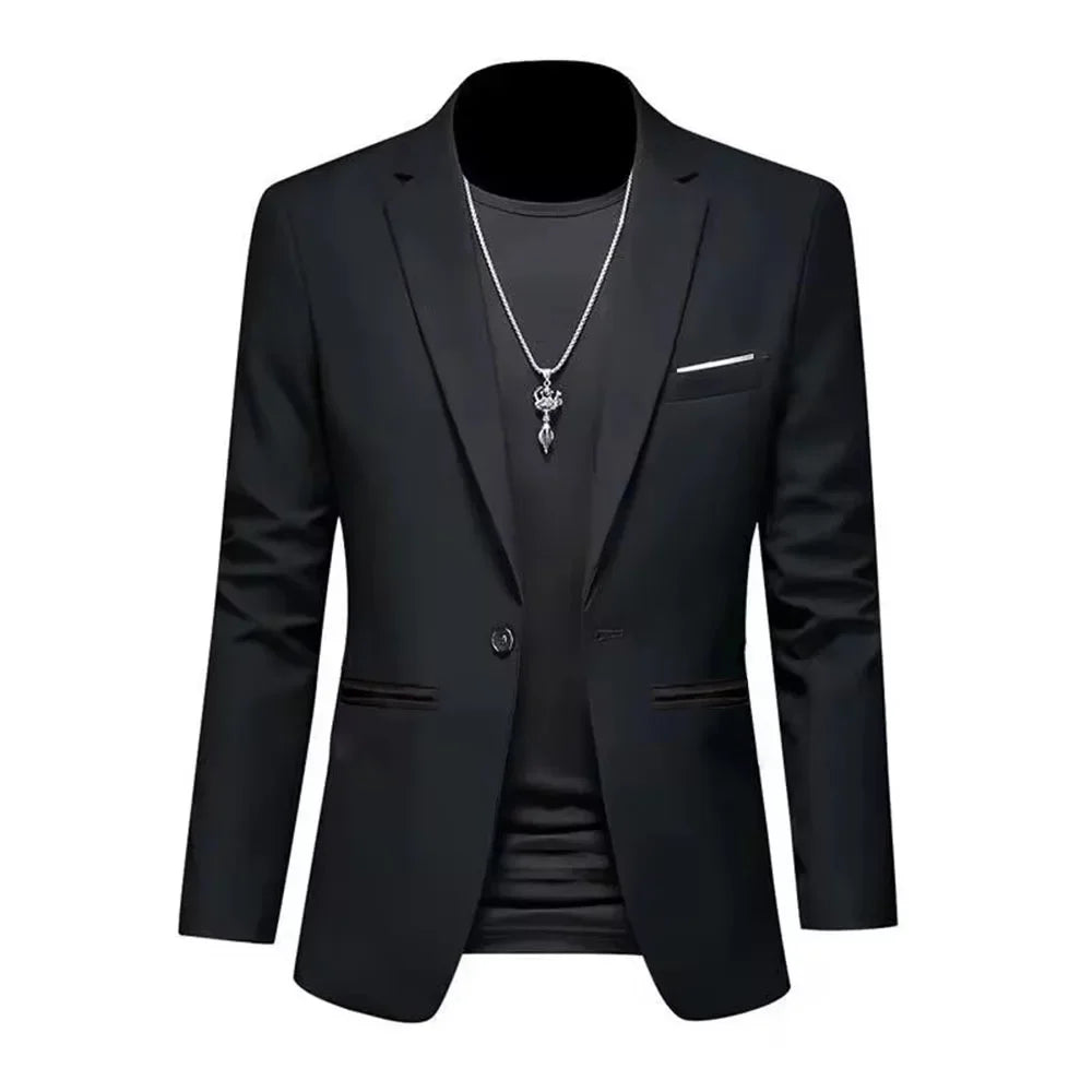 Bartender Black Men's Slim Fit Blazer