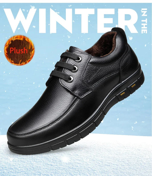 Bartender Black Men's Leather Dress Shoes