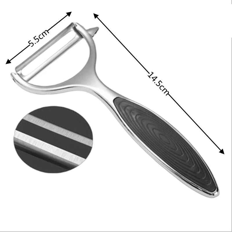 Bartender Black Stainless Steel Bar Peeler