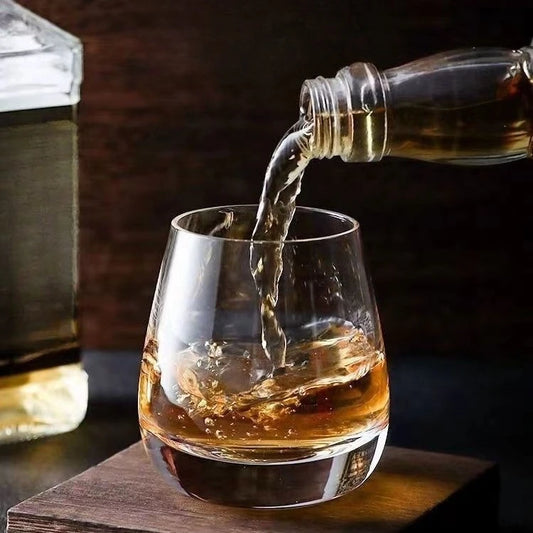 Bartender Black Clear Whiskey Glass