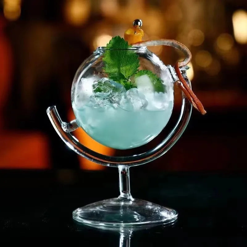 Bartender Black Globe Cocktail Glass