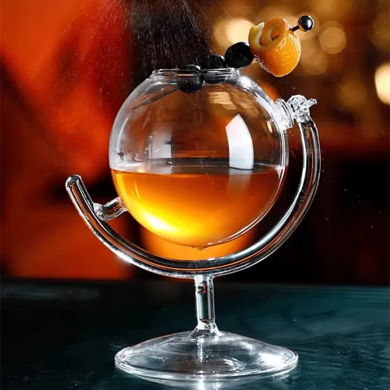 Bartender Black Globe Cocktail Glass