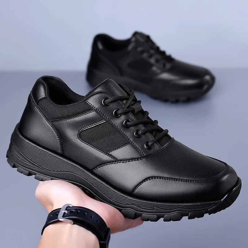 Bartender Black Non-Slip Hospitality Shoes
