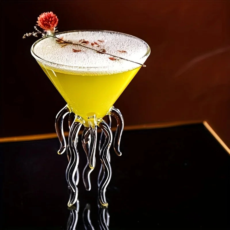 Octopus Martini Glass