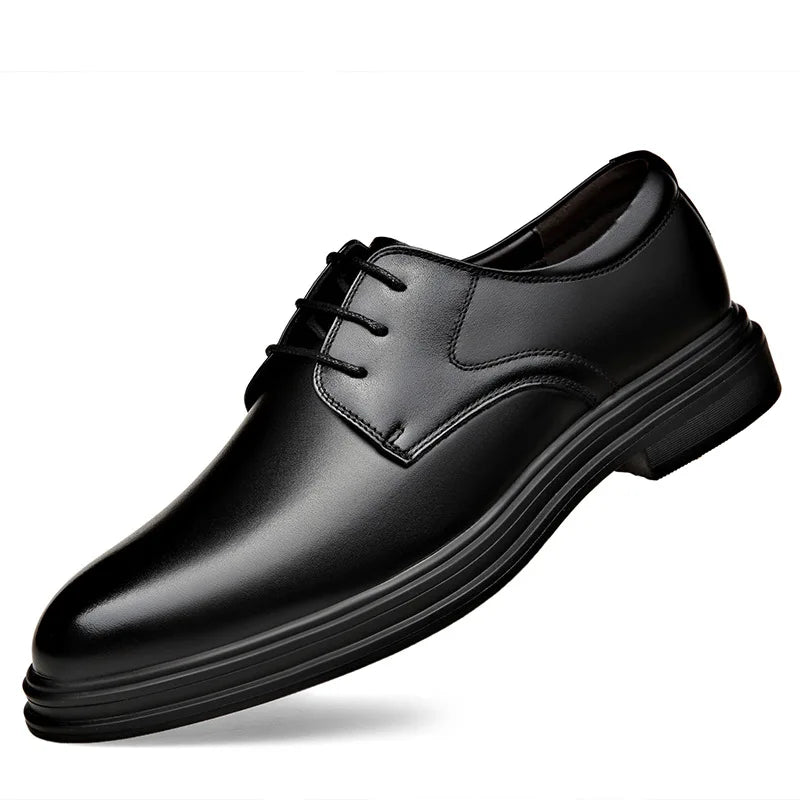Bartender Black Men's Business Leather Oxford Shoes