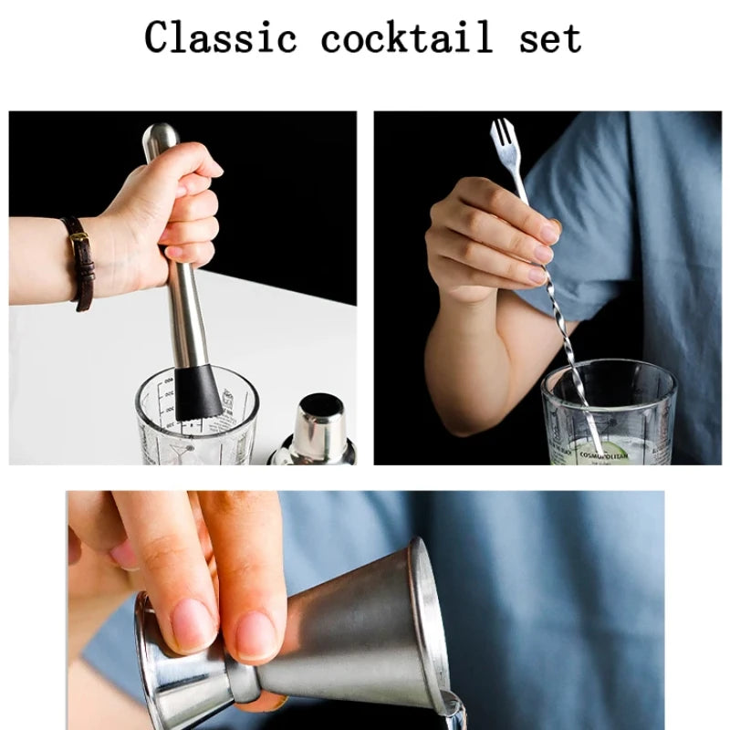 Cocktail Shaker Transparent Mixing Glass