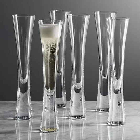 Champagne Glasses Glitter Flutes