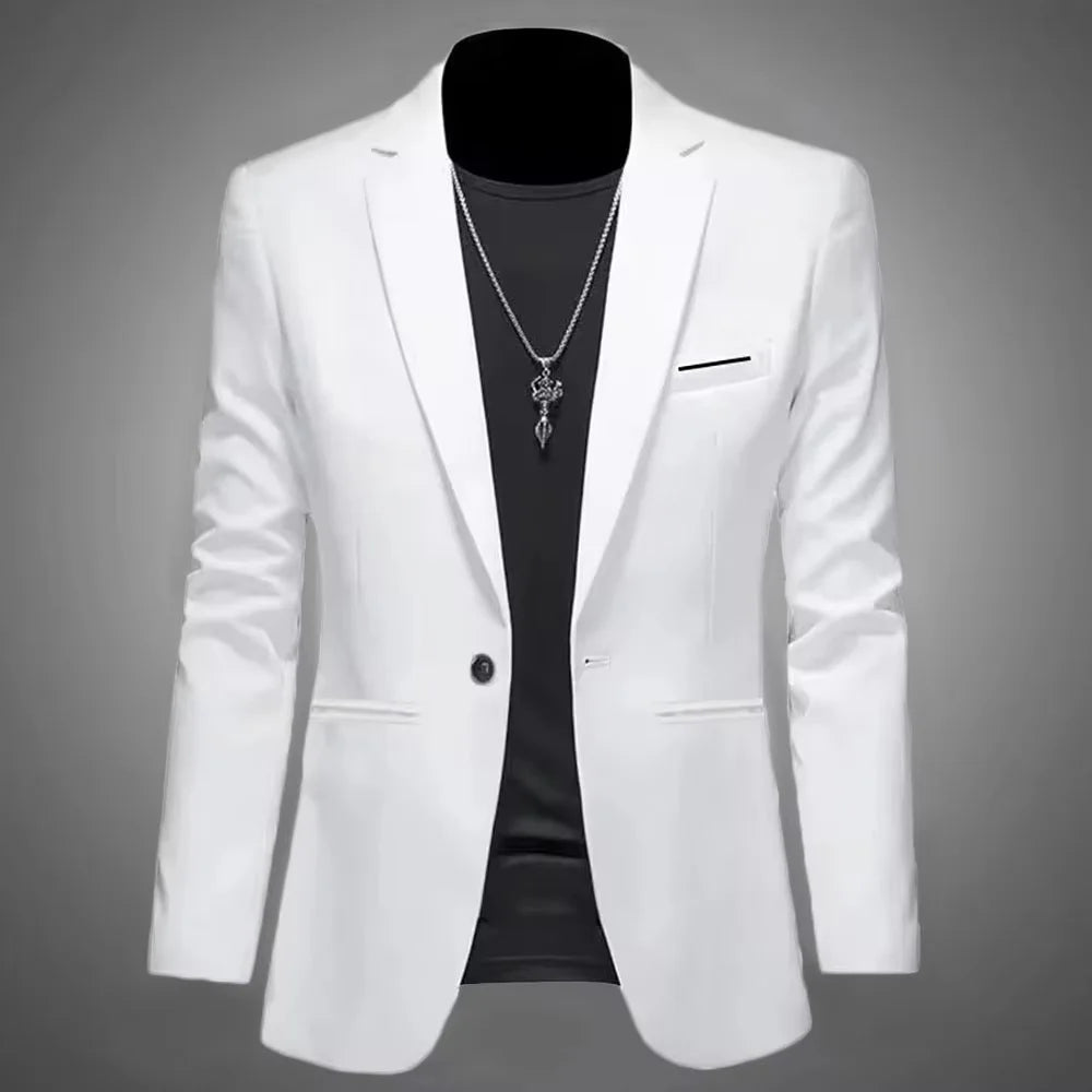 Bartender Black Men's Slim Fit Blazer