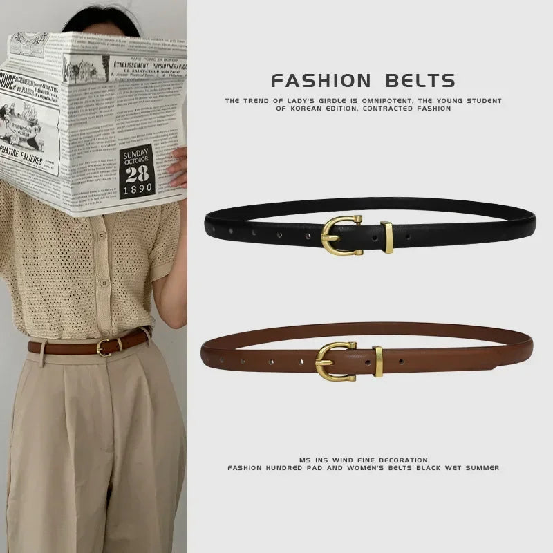 Ladies Leather Belt