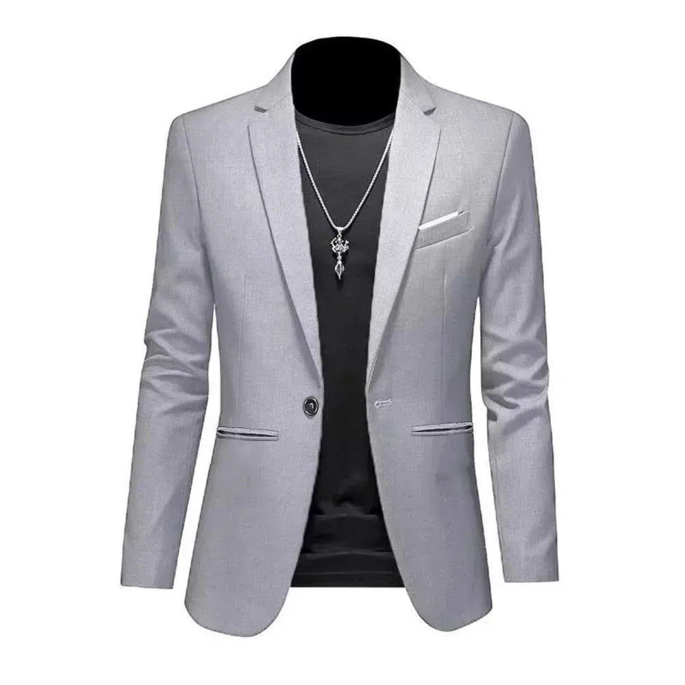 Bartender Black Men's Slim Fit Blazer