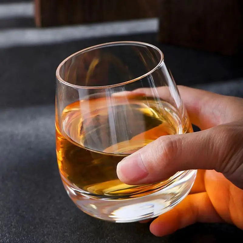 Bartender Black Clear Whiskey Glass