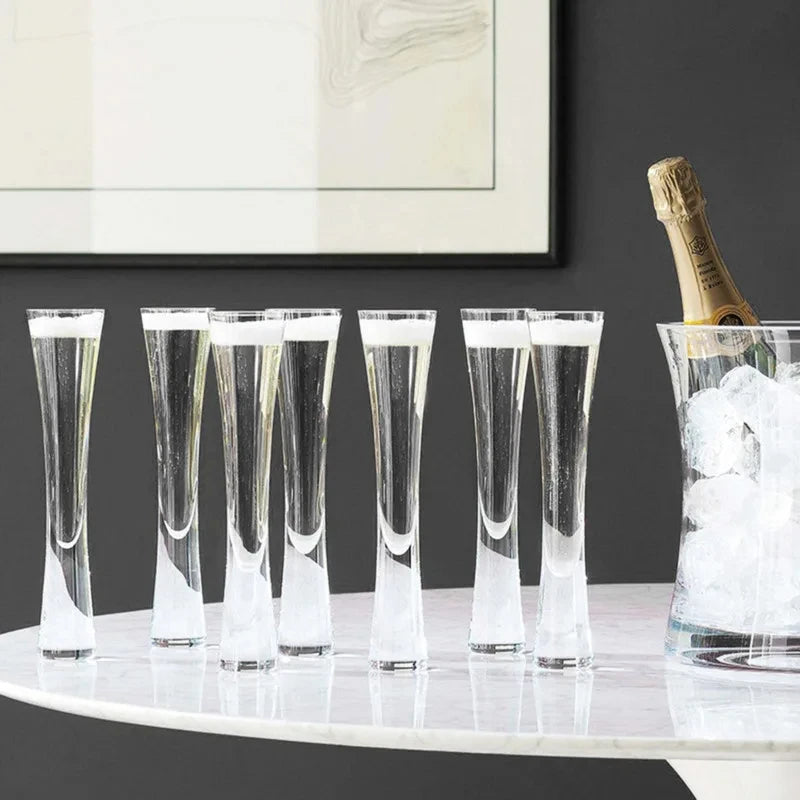 Champagne Glasses Glitter Flutes