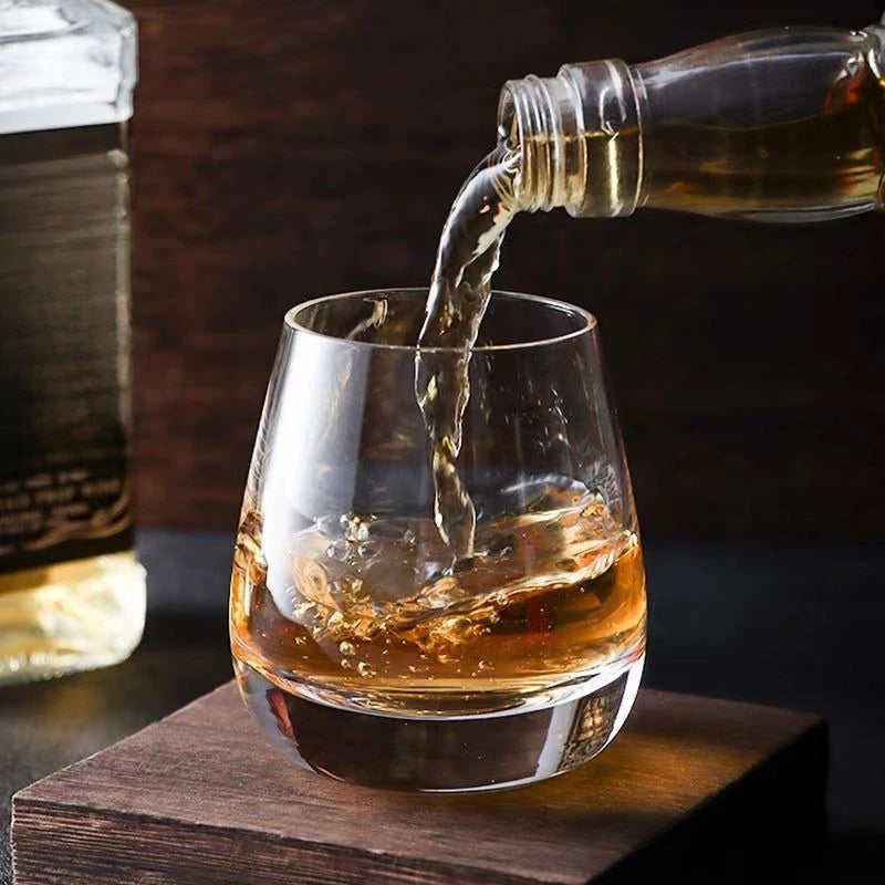 Bartender Black Clear Whiskey Glass