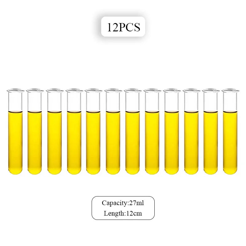 6-12Pcs Test Tube Shot Glasses