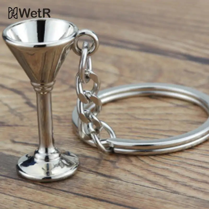 3D Mini Cocktail Shaker / Martini Keychain