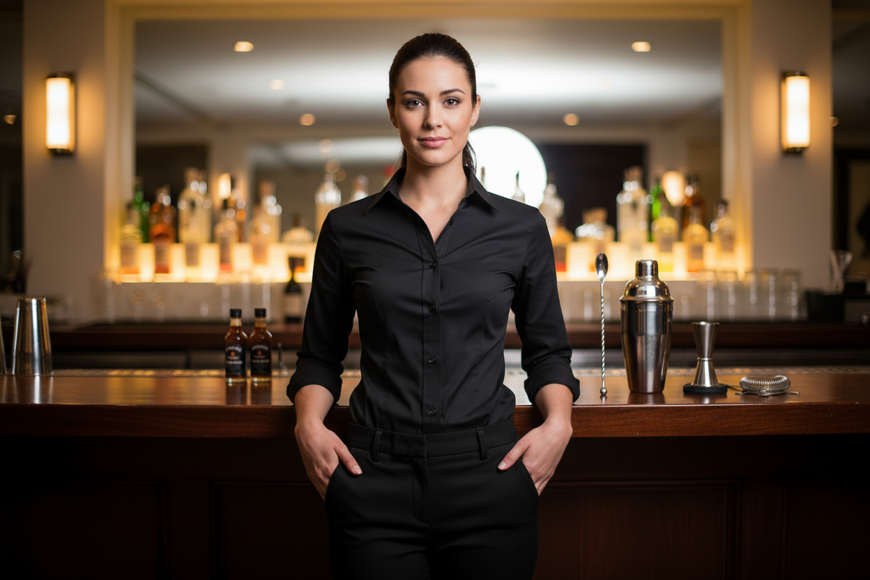 Bartender Black Women's Shift Kit